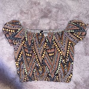 Cute colorful crop top